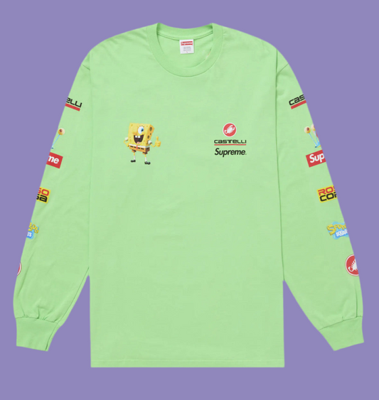 Supreme SpongeBob/Castelli Racing
L/S Tee