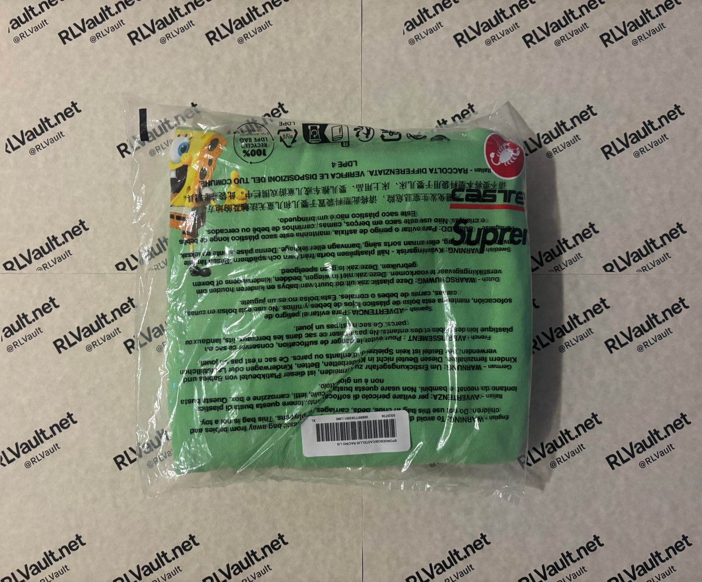 Supreme SpongeBob/Castelli Racing
L/S Tee