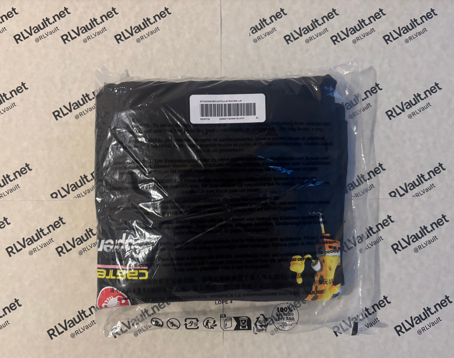Supreme SpongeBob/Castelli Racing
L/S Tee