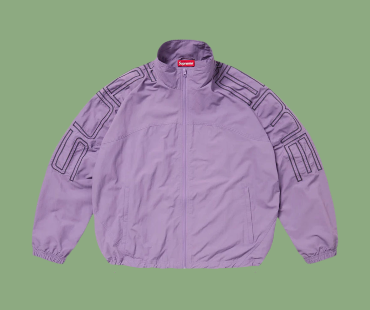 Supreme Spellout Embroidered Track
Jacket (SS25) (Medium)