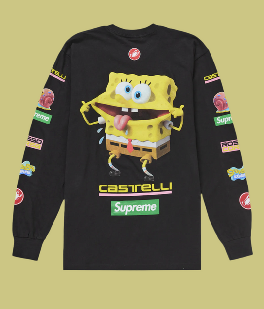 Supreme SpongeBob/Castelli Racing
L/S Tee