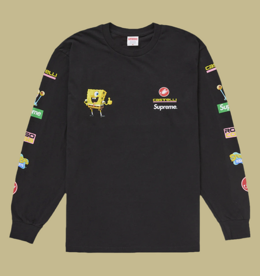 Supreme SpongeBob/Castelli Racing
L/S Tee